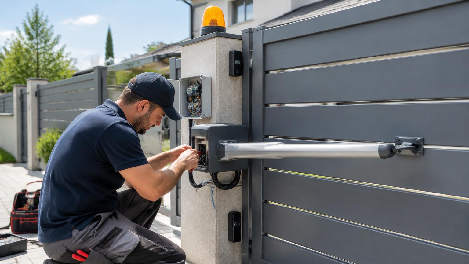 Motorisation de portail : prix, câblage et sécurités en 2026